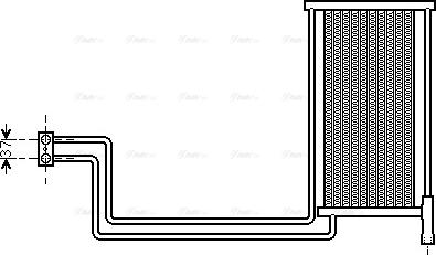 Ava Quality Cooling BW3368 - Масляный радиатор, автоматическая коробка передач www.biturbo.by