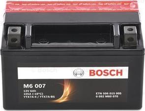 BOSCH 0 092 M60 070 - Стартерная аккумуляторная батарея, АКБ www.biturbo.by