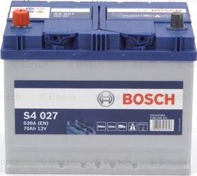 BOSCH 0 092 S40 270 - Стартерная аккумуляторная батарея, АКБ www.biturbo.by