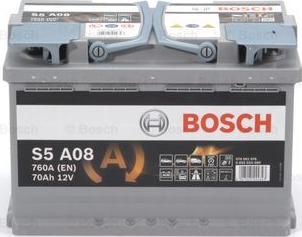 BOSCH 0 092 S5A 080 - Стартерная аккумуляторная батарея, АКБ www.biturbo.by