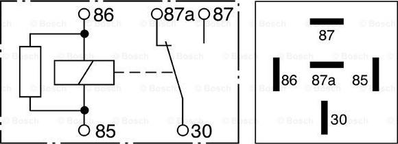 BOSCH 0 332 209 138 - Реле VW Crafter (06-13) включения вентилятора BOSCH www.biturbo.by