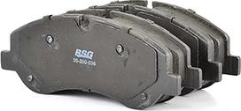 BSG BSG 30-200-036 - Тормозные колодки, дисковые, комплект www.biturbo.by