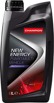 Champion Lubricants 8203909 - CHAMPION NEW ENERGY 75W80 MULTI VEHICLE 1L МАСЛО ТРАНСМИССИОННОЕ-API GL-4   MB 235.10  PSA B71 2330 www.biturbo.by