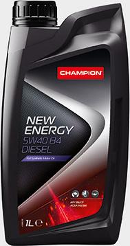Champion Lubricants 8219818 - CHAMPION NEW ENERGY B4 DIESEL 5W40 1L МАСЛО МОТОРНОЕ-ACEA A3-B4  API SN-CF  BMW LL-01  MB 229.3 www.biturbo.by