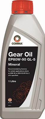 Comma EP80901L - COMMA EP80W-90 GL-5 (1L) масло трансмиссионное! мин.\ API GL-5, Ford M2C197-A, MB 235.0 www.biturbo.by