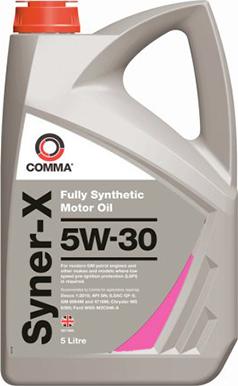Comma SYX1L - COMMA 5W30 SYNER-X (1L) масло моторное! синт.\ API SN, ILSAC GF-5, GM 6094M/4718M, Ford WSS-M2C946-A www.biturbo.by