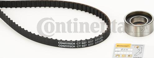 Contitech CT 927 K1 - Комплект ремня ГРМ Fiat/Lancia PALIO/PUNTO (176)/SIENA/STRADA (178E)/Y (840A) 09/1993-> www.biturbo.by