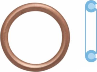Corteco 402116H - Уплотнительное кольцо, резьбовая пробка маслосливного отверстия www.biturbo.by