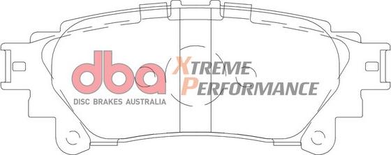 DBA Australia DB2245XP - Комплект высокоэффективных тормозных колодок www.biturbo.by