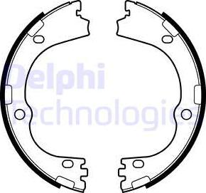 Delphi LS2166 - Комплект тормозов, ручник, парковка www.biturbo.by