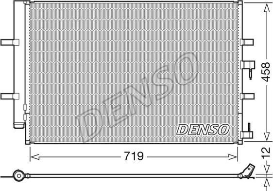 Denso DCN10036 - Конденсатор кондиционера www.biturbo.by