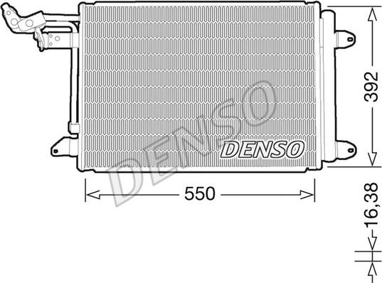 Denso DCN32032 - Конденсатор кондиционера www.biturbo.by