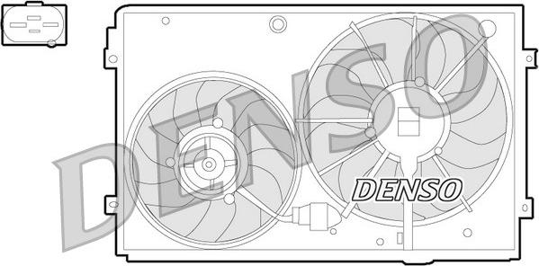 Denso DER32011 - Вентилятор, охлаждение двигателя www.biturbo.by