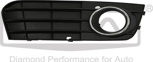 DPA 88071820302 - Накладка противотуманной фары правая с яркими кругами Audi A4 08-12/A4Q08-12 www.biturbo.by