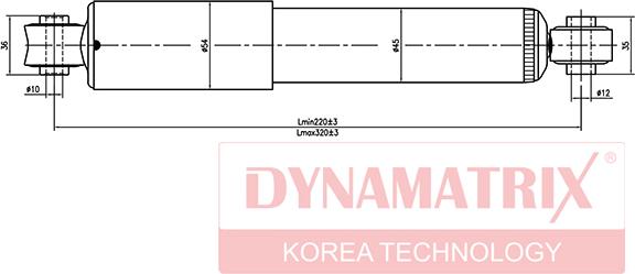 Dynamatrix DSA444100 - Амортизатор www.biturbo.by