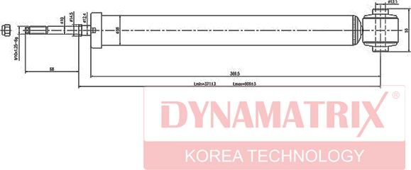 Dynamatrix DSA348002 - Амортизатор www.biturbo.by