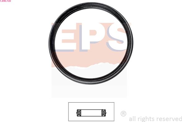 EPS 1.890.720 - Прокладка, термостат www.biturbo.by