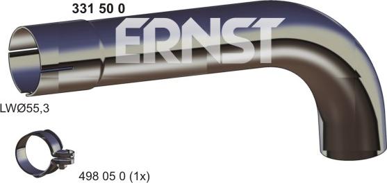 ERNST 331500 - Труба выхлопного газа www.biturbo.by