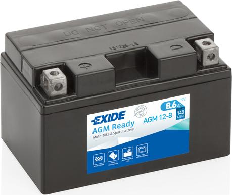 Exide AGM12-8 - Стартерная аккумуляторная батарея, АКБ www.biturbo.by