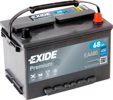 Exide EA680 - Стартерная аккумуляторная батарея, АКБ www.biturbo.by