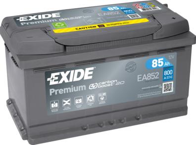 Exide EA852 - Стартерная аккумуляторная батарея, АКБ www.biturbo.by