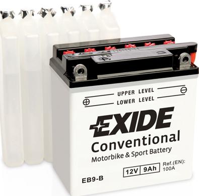 Exide EB9-B - Стартерная аккумуляторная батарея, АКБ www.biturbo.by