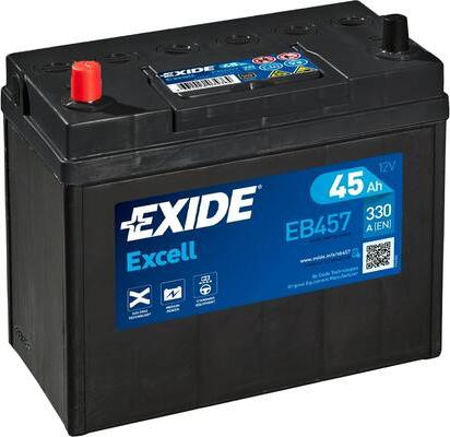 Exide EB457 - Стартерная аккумуляторная батарея, АКБ www.biturbo.by