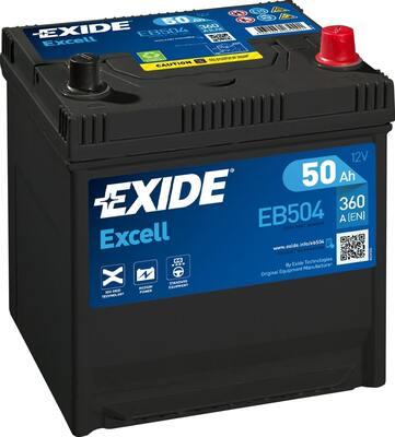 Exide EB504 - Стартерная аккумуляторная батарея, АКБ www.biturbo.by