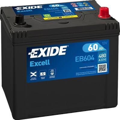 Exide EB604 - Стартерная аккумуляторная батарея, АКБ www.biturbo.by