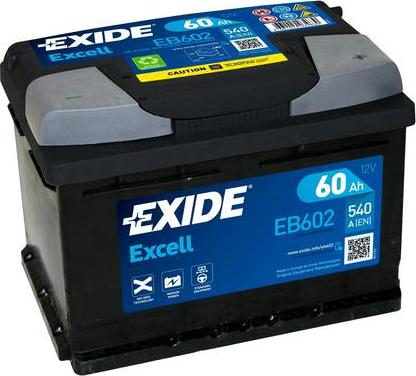 Exide EB602 - Стартерная аккумуляторная батарея, АКБ www.biturbo.by