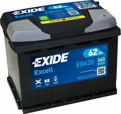 Exide EB620 - Стартерная аккумуляторная батарея, АКБ www.biturbo.by