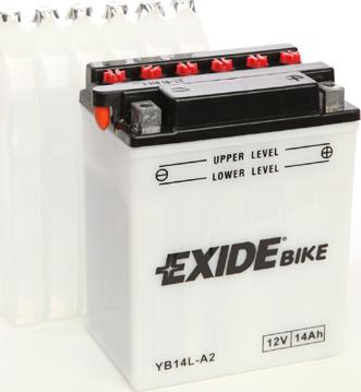Exide EB14L-A2 - EXIDE EB14L-A2_аккумуляторная батарея! евро 14Ah 145A 134/89/166 moto www.biturbo.by