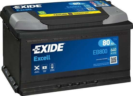 Exide EB800 - Стартерная аккумуляторная батарея, АКБ www.biturbo.by