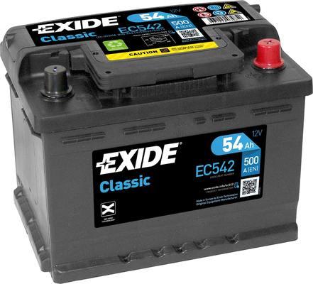 Exide EC542 - Стартерная аккумуляторная батарея, АКБ www.biturbo.by