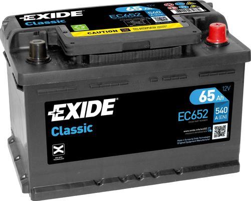 Exide EC652 - Стартерная аккумуляторная батарея, АКБ www.biturbo.by