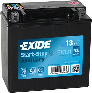 Exide EK131 - Стартерная аккумуляторная батарея, АКБ www.biturbo.by