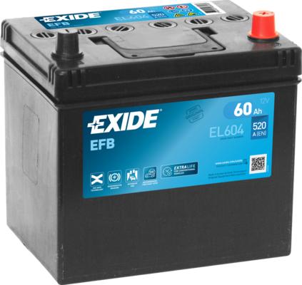 Exide EL604 - Стартерная аккумуляторная батарея, АКБ www.biturbo.by