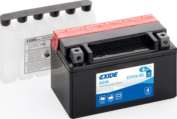 Exide ETX7A-BS - Аккумуляторная батарея www.biturbo.by