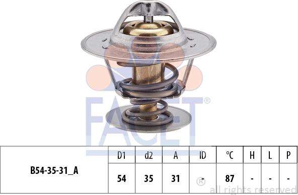 FACET 7.8223S - Термостат охлаждающей жидкости / корпус www.biturbo.by