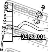 Febest 0423-001 - тяга стабилизатора передняя!\ Mitsubishi Lancer 1.3-2.0 03-09 www.biturbo.by