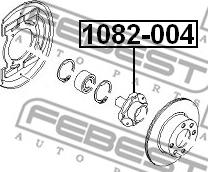 Febest 1082-004 - ступица колеса передняя!\ Daewoo Nexia/Espero 95>/Lanos 96> DOHC www.biturbo.by