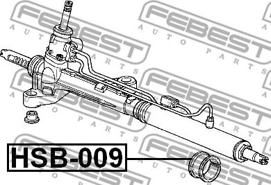 Febest HSB-009 - проставка рулевой рейки!\ Honda CR-V RD4/RD5 01> www.biturbo.by