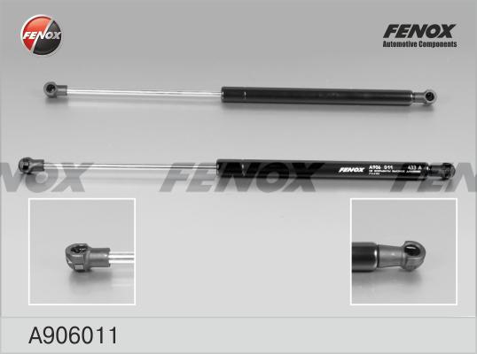 Fenox A906011 - Амортизатор крышки багажника PEUGEOT 307, 308 (к-кт 2 шт., цена за 1 шт.) www.biturbo.by