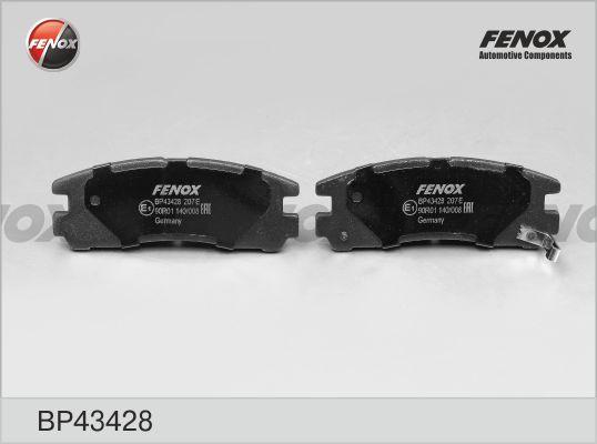 Fenox BP43428 - BP43428 колодки тормозные дисковые задние!\ Mitsubishi Galant/Eclipse 1.8-2.5 92-00 www.biturbo.by