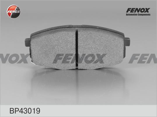 Fenox BP43019 - Тормозные колодки, дисковые, комплект www.biturbo.by