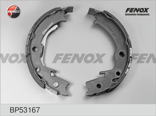 Fenox BP53167 - Комплект тормозных колодок, барабанные www.biturbo.by