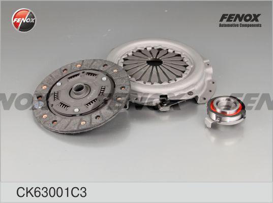 Fenox CK63001C3 - Сцепление комплект ВАЗ 1111 ОКА с направляющей www.biturbo.by