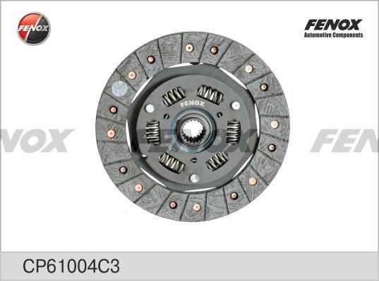 Fenox CP61004C3 - Диск сцепления, фрикцион www.biturbo.by