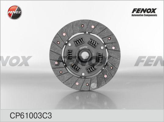 Fenox CP61003C3 - Диск сцепления, фрикцион www.biturbo.by