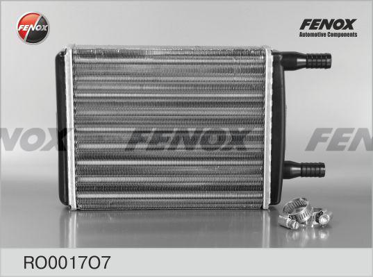 Fenox RO0017O7 - Радиатор отопителя салона ГАЗ 2705 ГАЗЕЛЬ (до 2003 г.в. алюм. сборный. d=16мм.) www.biturbo.by